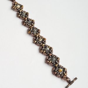 Bransoletka wyszywana z koralików, kod 116